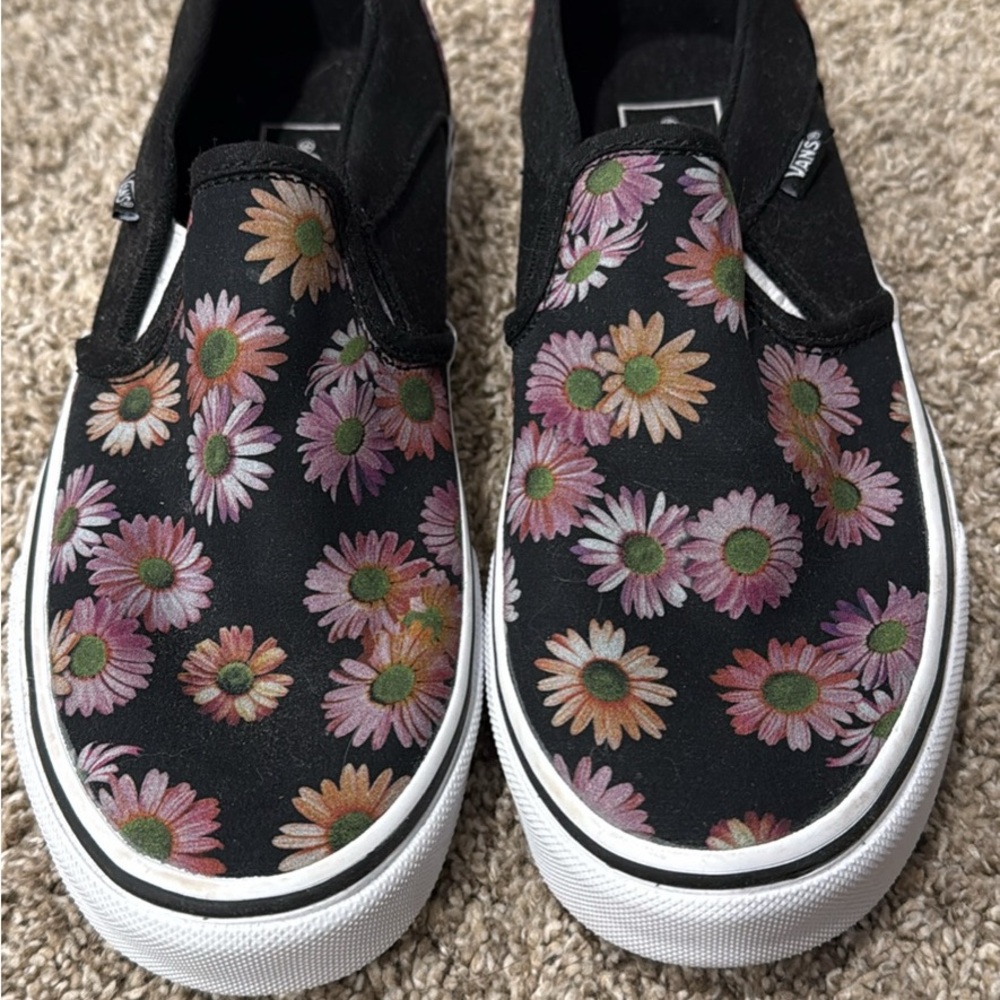 Vans Floral Slip-On Sneakers